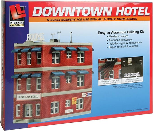 N Scale Building Kit - Downtown Hotel