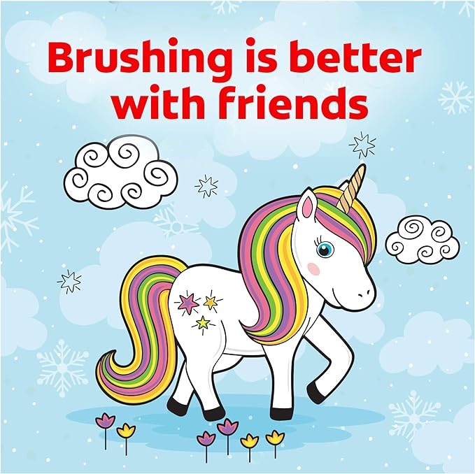 Colgate Kids Battery Powered Toothbrush, Unicorn, Extra Soft Toothbrush, Ages 3 and Up, 1 Pack
