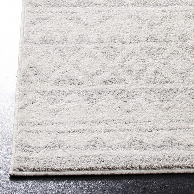 SAFAVIEH Adirondack Collection Accent Rug - 3' x 5', Ivory & Grey, Moroccan Boho Distressed Design, Non-Shedding & Easy Care, Ideal for High Traffic Areas in Entryway, Living Room, Bedroom (ADR119B)