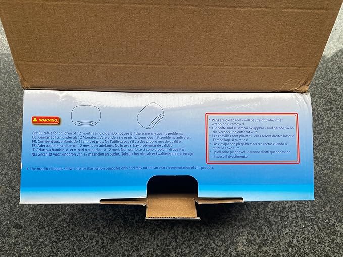 TOWO Wooden Stacking Rings Baby –Lovely Caterpillar Counting Game - Colour Sorting Puzzle - 5 Pegs Ring Stacker - Counting Rings Early Learning Wooden Toys for 1 Year Old Gift First Birthday Boy Girl