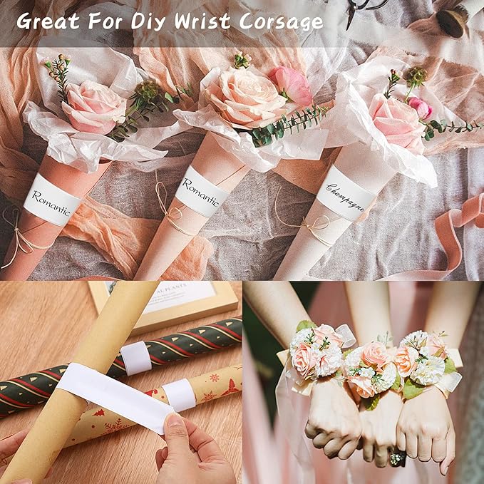 JUNEBRUSHS 56 Pack Slap Bracelets White Blank DIY Slap Bands for Kids Soft Wristband Party Favors Snap Bracelets Bulk for Boys Girls School Craft Projects Birthday Gifts Toys Party Bag Fillers