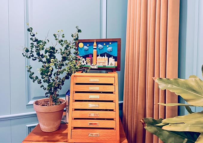 TUTU&LELE Postcard Venice, 3D Wall Art Craft Kit, Wall Art Architecture Skyline Model Kit, Office Home Décor, Architecture Building Blocks for Adults and Kids (580Pieces)