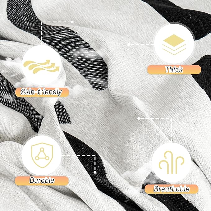 MYSKY HOME Sofa Covers for Sectional Sofa, Couch Cover for Dogs, Couch Covers with Tassel Loveseat Covers Futon Cover L Shaped Cover Washable Chenille Couch Protector, 71" x 118", Black Piano Key