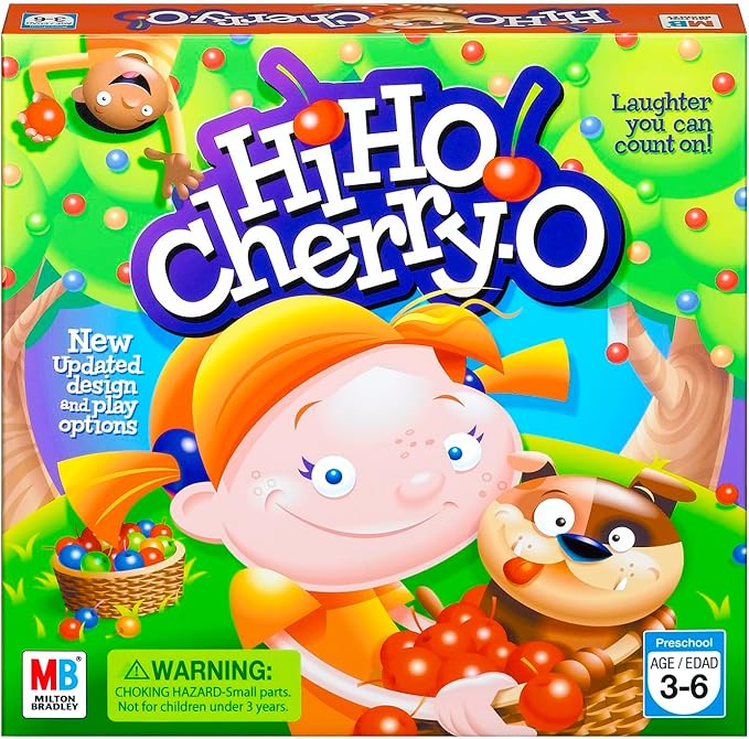 Hasbro Gaming Hi Ho Cherry-O Board Game | Preschool Games for Kids | 2-4 Players | Easter Gifts for Girls & Boys | Ages 3+ (Amazon Exclusive)
