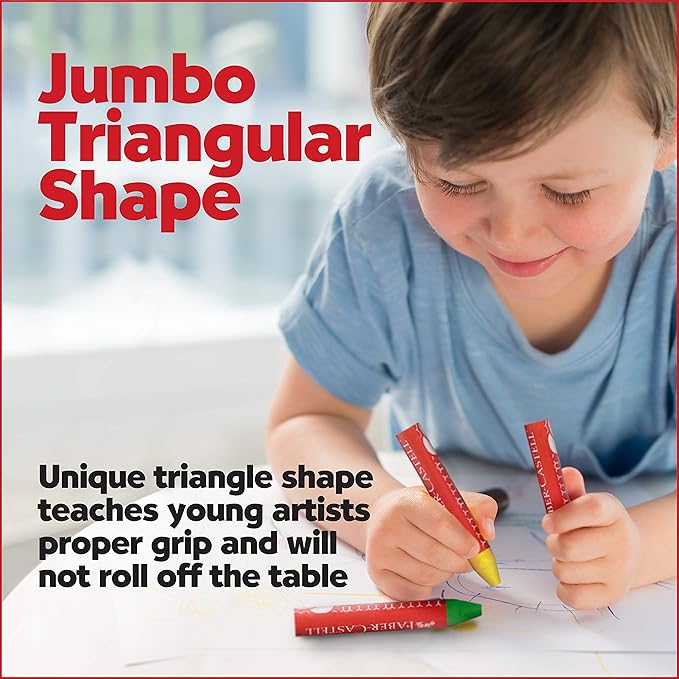 Faber Castell World Colors Beeswax Crayons - 15 Count, 9 Traditional and 6 Skin Color Crayons - Multicultural Crayons for Kids