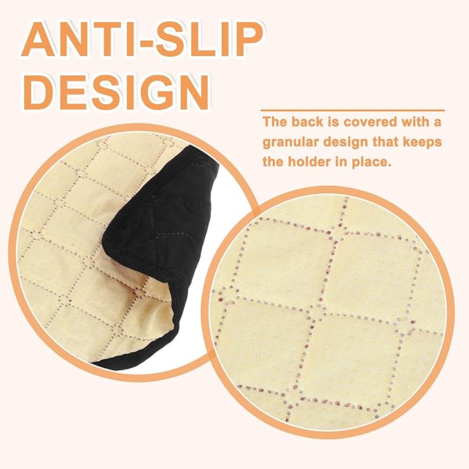 uxcell Couch Sofa Armrest Organizer Non-Slip Chair Arm Recliner Remote Control Organizer with 6 Pockets for Books, Magazines, Tablet, Phone, Black