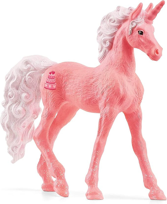 Schleich bayala, Collectible Unicorn Toy Figure for Girls and Boys, Birthday Cake Unicorn Figurine (Dessert Series), Ages 5+