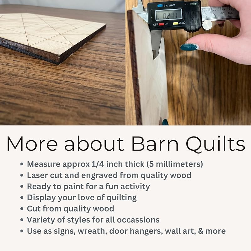 Infinity Unfinished Barn Quilt Square Wooden Sign Craft Kit to Paint, Country Decor Canvas Quilts Blocks Painting Crafts for Adults AVTRBoutique (18 inches, Slip Knot)