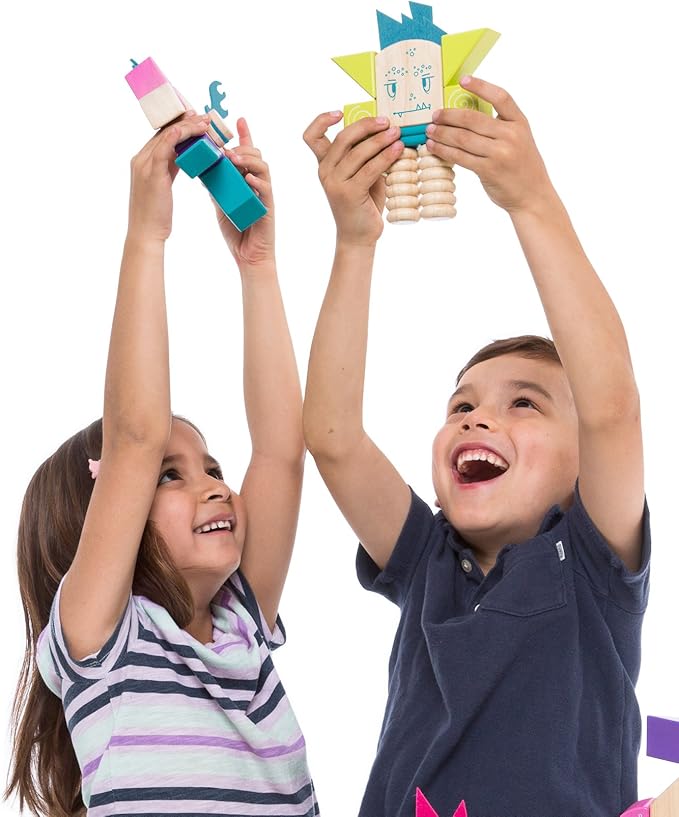 Tegu Beans & Tumtum Magnetic Wooden Block Set