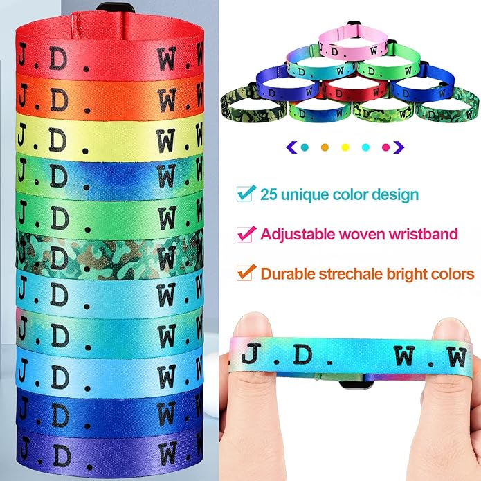 HyDren 100 Pieces Webbing Bracelets What Would Jesus Do Bracelets Christian Jesus Bracelets Religious Charm for Men Women Boys and Girls
