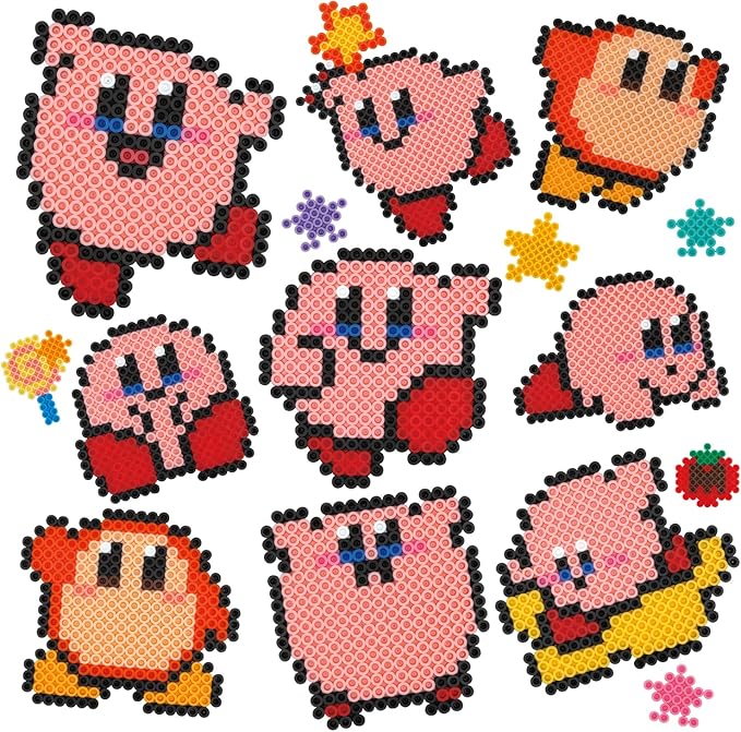Kawada 80-57067 Kirby Star Perler Beads