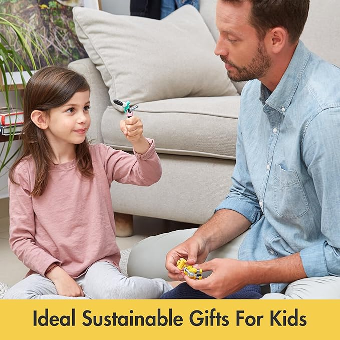 Jumbo Kit Educational Build Your Own Robot Toy, Stem Classroom Games for Group Play & Family, Valentine Birthday Gifts for Kids Montessori Play Kit, Steam Toys for Kids Ages 6 7 8 9+