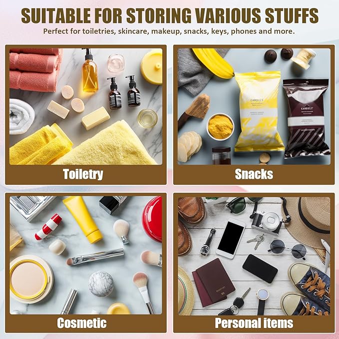 BuyCard 2 Pcs Football Gifts Makeup Bag with Chenille Letter Patch, Clear Cosmetic Pouch PVC Organizer Purse, Waterproof Travel Bag, Portable Toiletry Storage Bag for Her Girls Friends Women