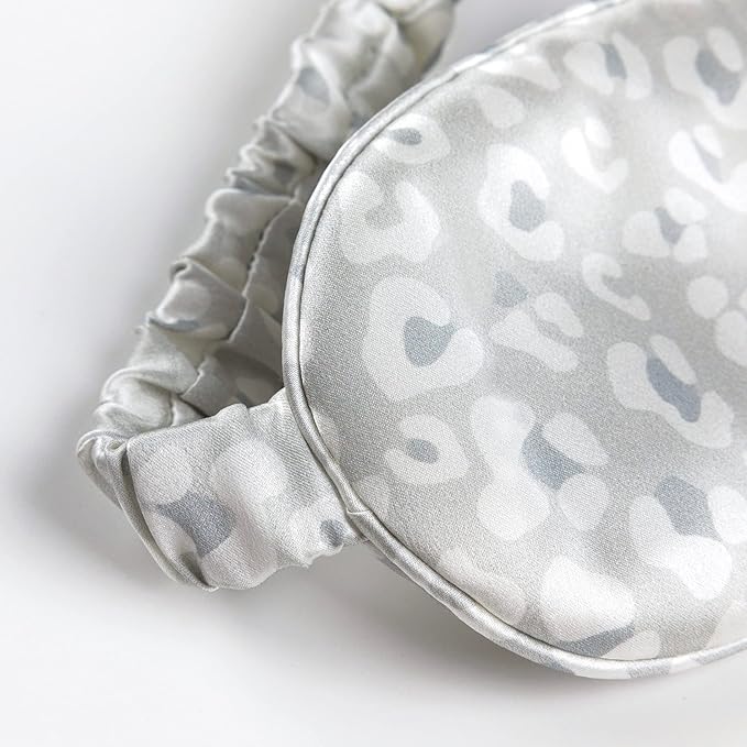 Silk Sleep Mask Light Blocking Luxury 100% Mulberry 22mm Silk Eye Mask Eye Cover Blindfold Ultra Soft Light & Comfy Anti Aging Skin Care with Travel Bag Gift Package