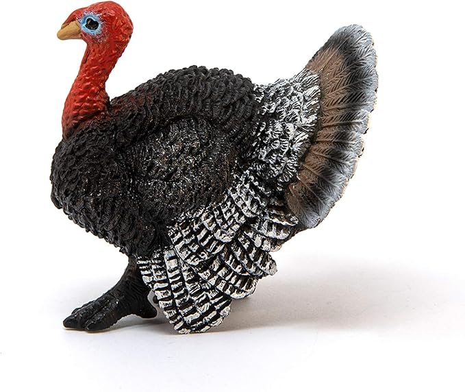 Schleich Farm World, Farm Animal Toys for Boys and Girls, Realistic Bird Toys, Turkey Toy Figurine