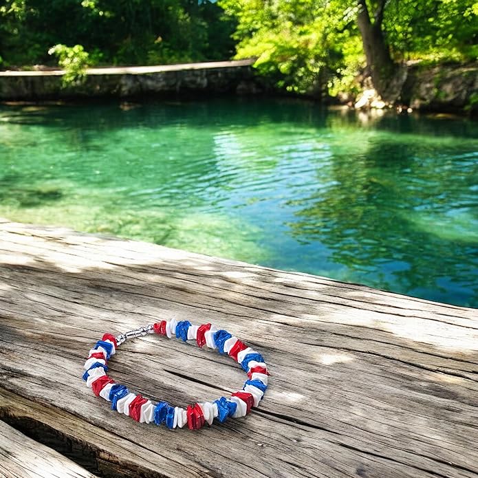 BlueRica Puka Shell Chips Necklace & Anklet Set (Multi)