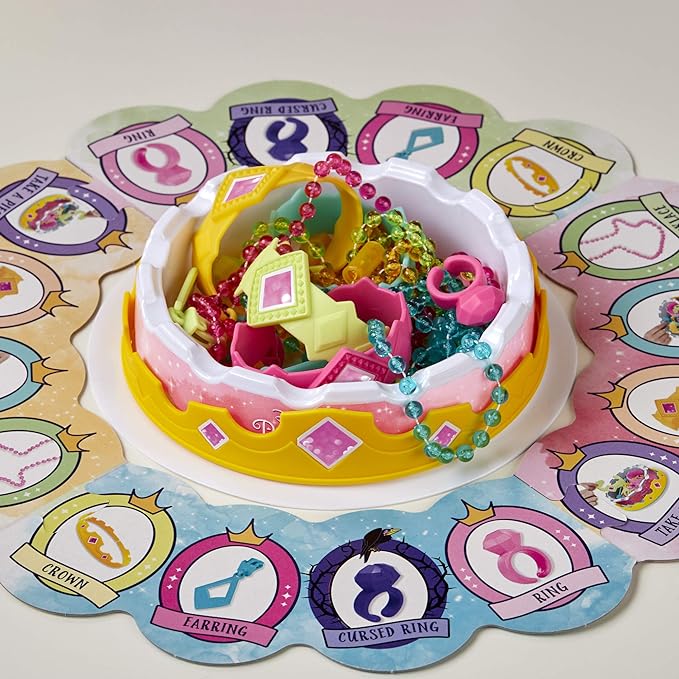 Hasbro Gaming Pretty Pretty Princess: Edition Board Game Featuring Disney Princesses, Jewelry Dress-Up Game for Kids Ages 5 and Up, for 2-4 Players