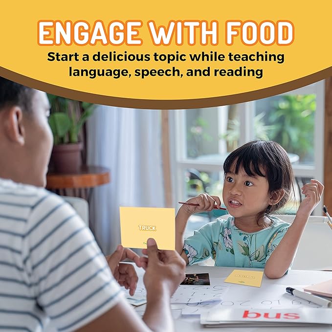 50 Noun Flash Cards, Fun Vocabulary Builder Educational Learning Photo Cards for Kids, Homeschool, Adults, Seniors, Speech Therapy, ESL, Autism, Dementia, Aphasia, SLP, ABA, and Occupational Therapy