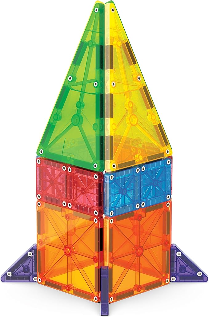 MAGNA-TILES Combo 20-Piece Magnetic Construction Set, The Original Magnetic Building Brand