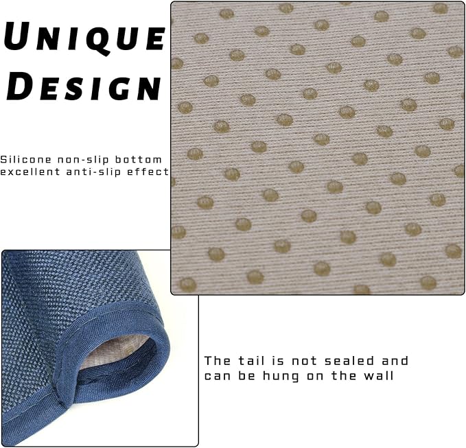 NB Sofa Armrest Organize remote holder bedside caddy organizer with 5 pockets，non-slip couch remote control holder couch armchair caddy accessories (Blue, 35"x12.4")