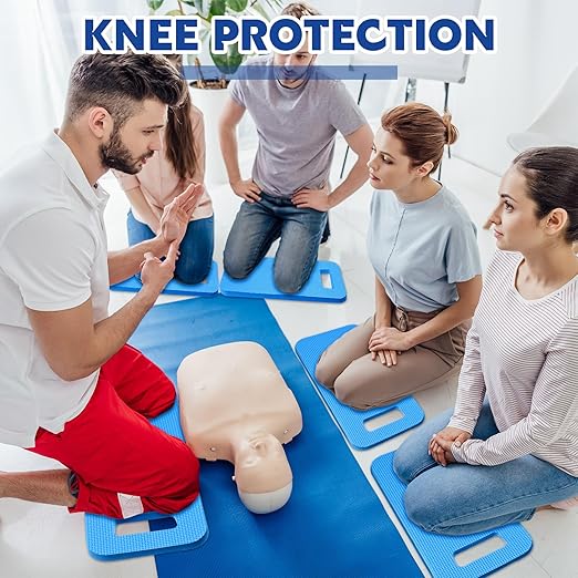 20 Pcs Garden Kneeling Pad Garden Knee Pads Thick Foam Knee Mat Waterproof Knee Cushions for Kneeling Multi Functional Kneeler for Praying, Gardening, Baby Bath, Yoga, 15.4 x 6.7 Inch (Classic Color)