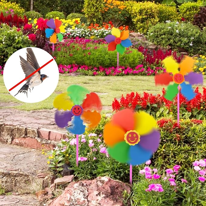 5 Pcs Sticky Mosaic Painting and Coloring Windmill Art Kits for Kids, DIY Mosaic Art Crafts Early Learning Games Handmade Art Kit for Preschool Toddlers Boys and Girls 1 2 3 4 5 6 Years Old