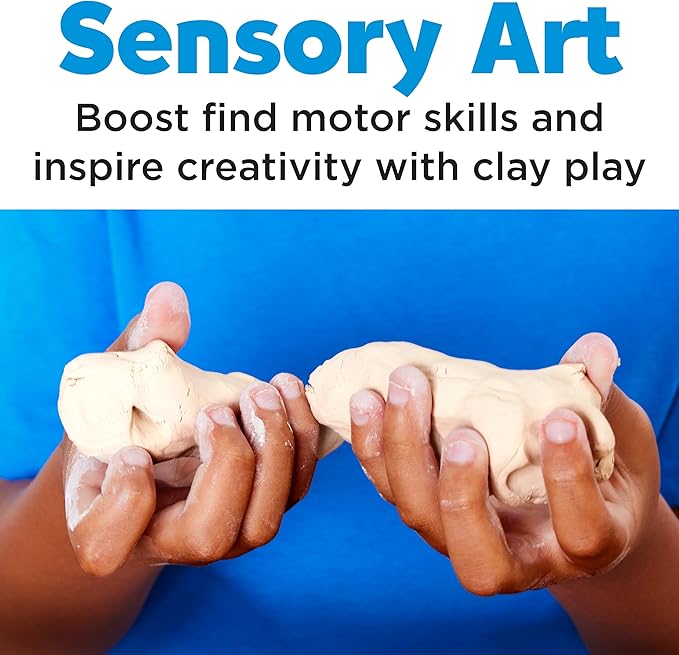 Faber-Castell Pottery Studio - Kids Pottery Wheel Kit for Ages 8+, Complete Pottery Wheel and Painting Kit for Beginners, 3 lbs of Sculpting Clay and Tools