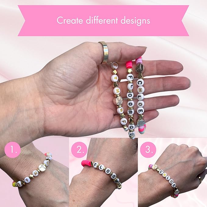 Gymnastics Bracelet Kit for Girls - DIY Friendship Bracelets for Gymnasts - Fun Gymnastics Gift for Girls