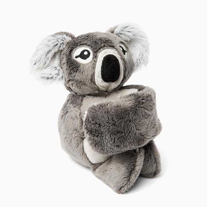 Hug Babies Quinn The Koala Cute Mini Plush Stuffed Animal Bracelet for Kids | Soft & Cuddly Portable Comfort Adorable On-The-Go Companion for Travel School & Adventures Ages 2+