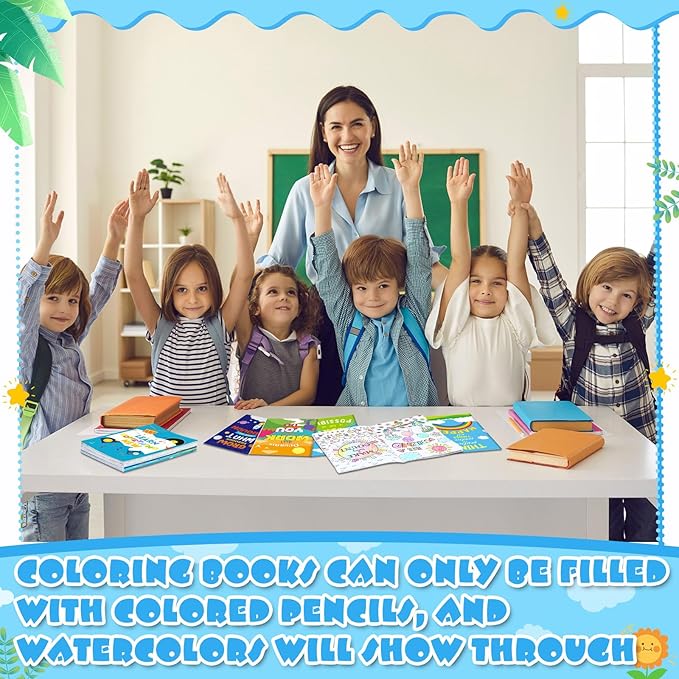 24 Pcs Inspirational Coloring Books for Adults Kids Coloring Books Bulk, DIY Art Coloring Book for Adult Kids Drawing Book with Flower Words Pattern for Party Favors Goodie Bag Filler Gifts