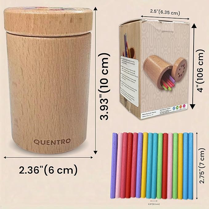 Montessori Toys for 3 Year Old, Wooden Learning Color Sorting Toys for Toddlers, Educational Fine Motor Developmental Sensory Matching Games, 36 Months Up Old Baby Boys Girls Xmas Gifts