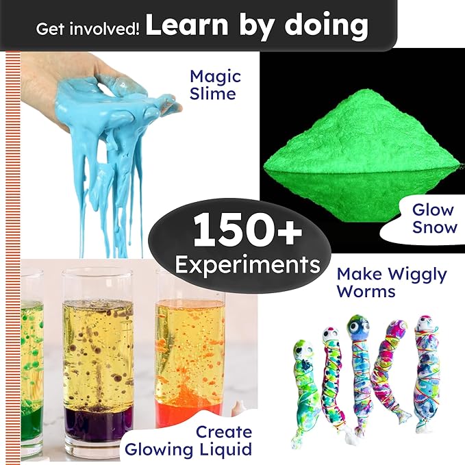 Butterfly Edufields 150+ Science Kits For Kids Age 8-9-10-11-12-13-14 | S.T.E.M Project for Boys & Girls |Science Experiments For kids 9-12 | Volcano Science Kit |Chemistry Set and Great Gift for Kids
