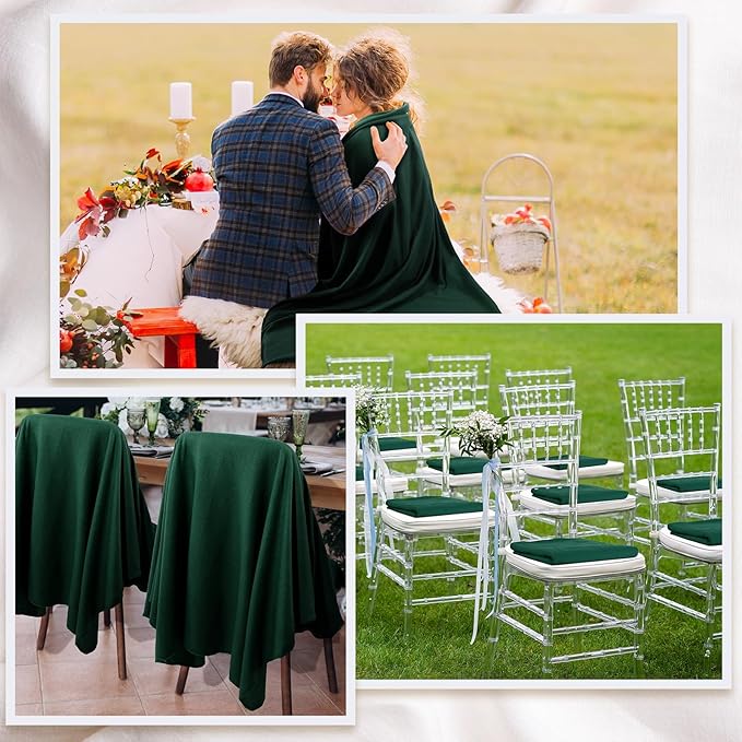 Kinlop Fleece Blanket Bulk 60 x 50 Inch Soft Lightweight Fleece Cozy Blanket Warm Throw Plush Pet Throw for Bed Couch Sofa Home Office Wedding Gifts Travel Camping(Turquoise Green,40 Packs)