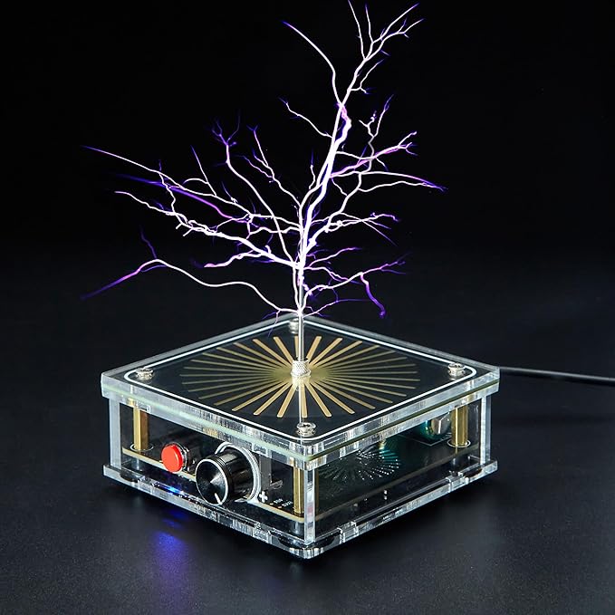 Bluetooth Music Tesla Coil Arc Plasma Speaker Science Experiment Desktop Toy Model Tesla Coil 8