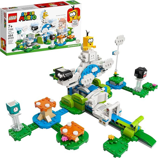 LEGO Super Mario Lakitu Sky World Expansion Set 71389 Building Kit; Collectible Toy Playset for Kids; New 2021 (484 Pieces)