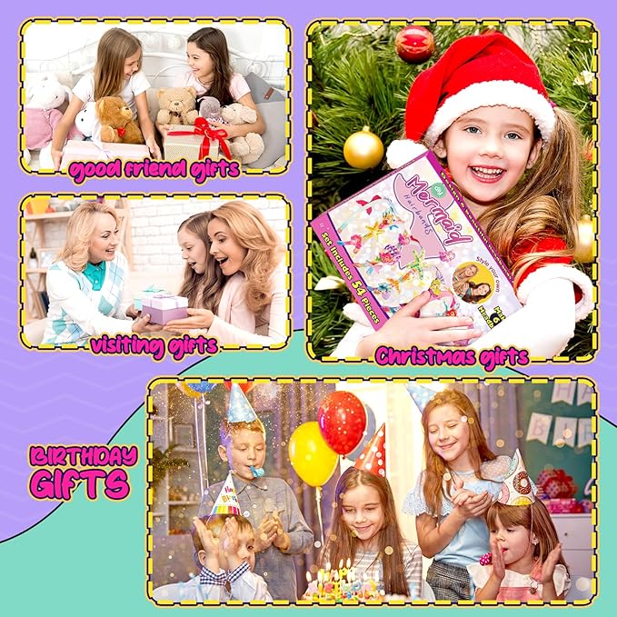 Hair Accessories for Girls,Headband Making Kit Arts and Crafts for Kids Ages 4-6 6-8 8-12,Girls Toys Hair Accessories Set for 4 5 6 7 8 9 Year Old Girl Birthday Gifts