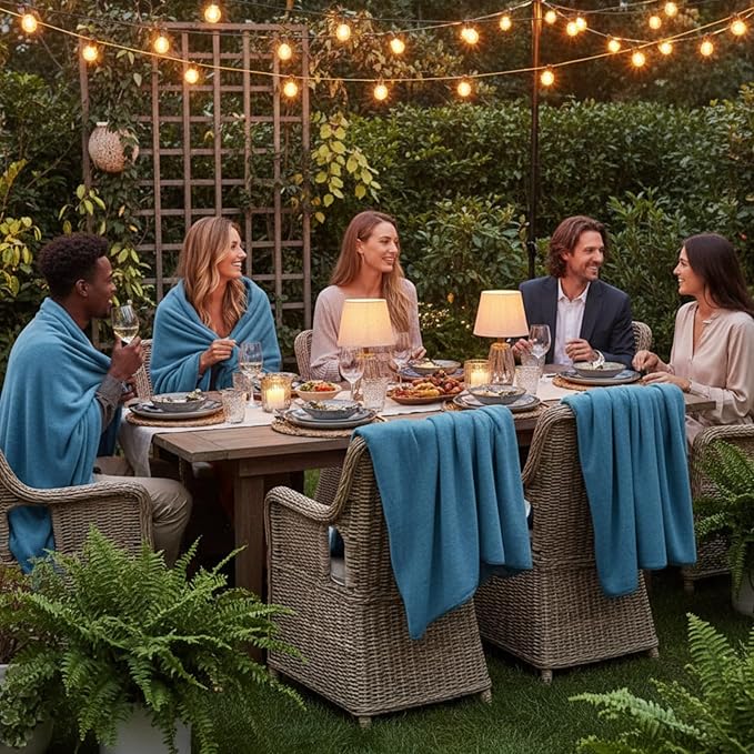 Kinlop Fleece Blanket Bulk 60 x 50 Inch Soft Lightweight Fleece Cozy Blanket Warm Throw Plush Pet Throw for Bed Couch Sofa Home Office Wedding Gifts Travel Camping(Dark Blue,40 Packs)