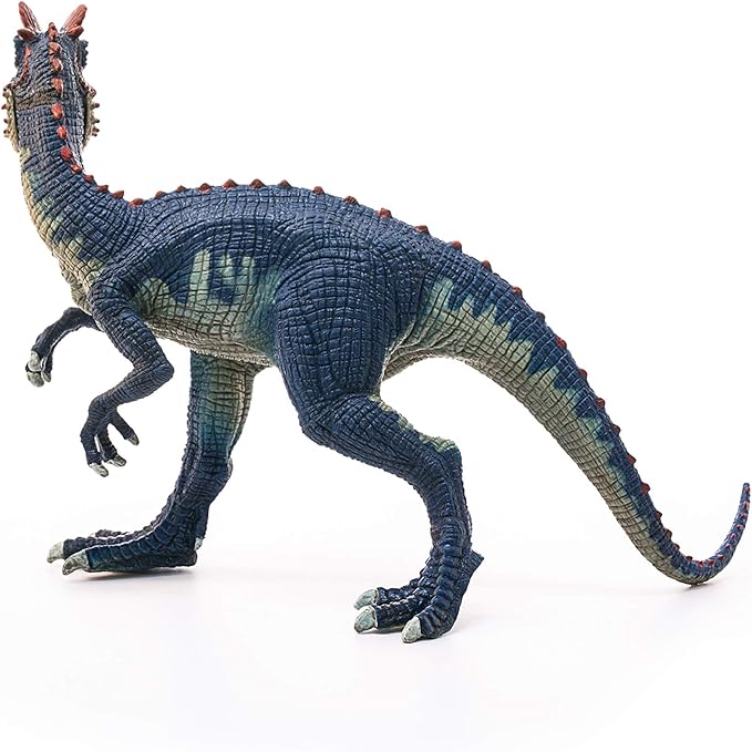 Schleich Dinosaurs, Jurassic Era velociraptor Dinosaur Toys for Boys and Girls, Dilophosaurus Toy Figure, Ages 4+