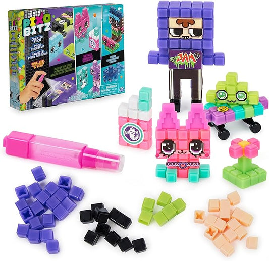 Exclusive Creator Pack with 522 Water Fuse Beads, Decos and Accessories, Makes 3D and 2D Creations with No Heat, Arts and Crafts Kids Toys