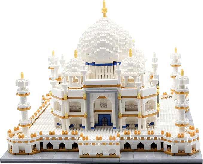 dOvOb Micro Mini Blocks Taj Mahal Building and Architecture Model Set,(4000Pieces) Toys Gifts for Kid and Adult