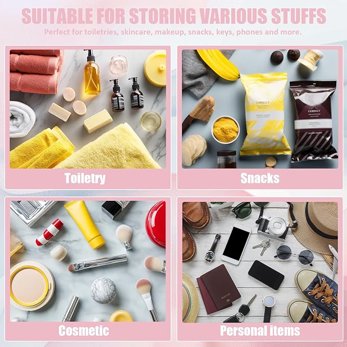 BuyCard 2 Pcs Soccer Gifts Makeup Bag with Chenille Letter Patch, Clear Cosmetic Pouch PVC Organizer Purse, Waterproof Travel Bag, Portable Toiletry Storage Bag for Her Girls Friends Women