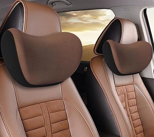 XIOQINE 2Pcs Car Neck Pillow, Ultra Comfortable Neck Pillow for Driving, Soft Car Headrest Pillow Like Clouds, Make Your Driving More Comfortable, Suitable for Driving, Traveling