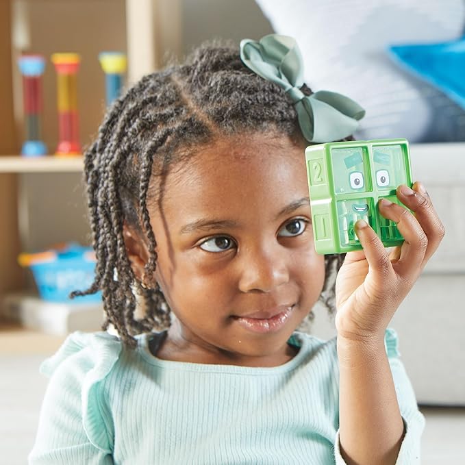 hand2mind Numberblocks One to Five Sensory Bottles, Number Toys, Toddler Counting Toys, Math Fidget Toys for Classroom, Calming Toys for Kids, Calm Down Corner Supplies, Social Emotional Learning