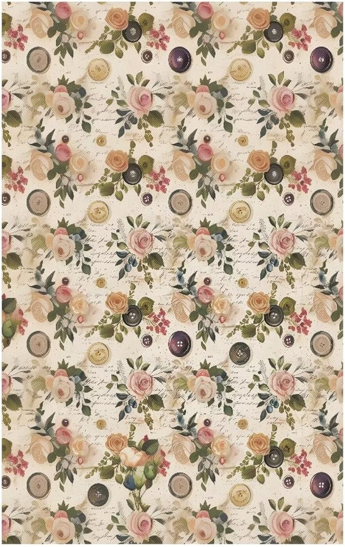 Retro Rose Head Protector for Sofa Fabric Recliner Headrest Cover Breathable 1/2/3 Seater Sofa Headrest Slipcovers for Home Couch Loveseats Decoration