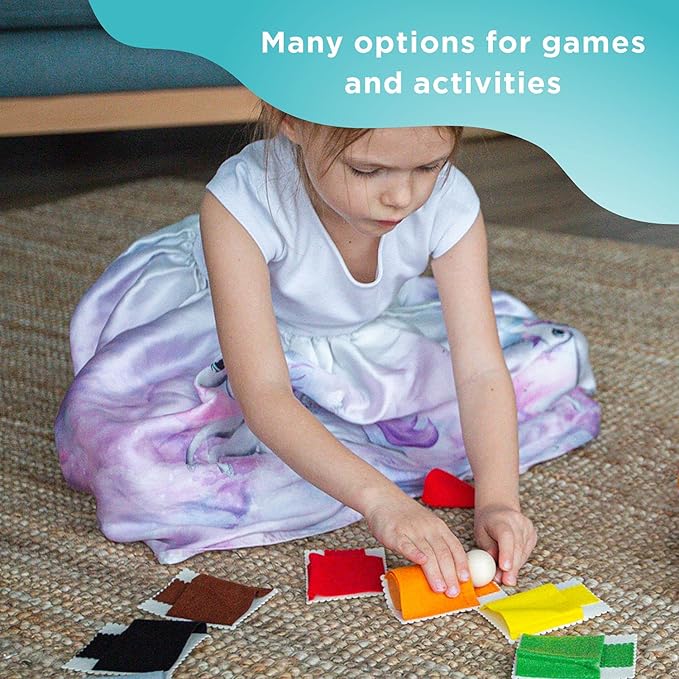 Ulanik Large Peg Dolls with Hats and Beds Toddler Montessori Toys for 3 Year Old + Wooden Waldorf Dolls for Learning Color Sorting and Counting — 12 Gnomes