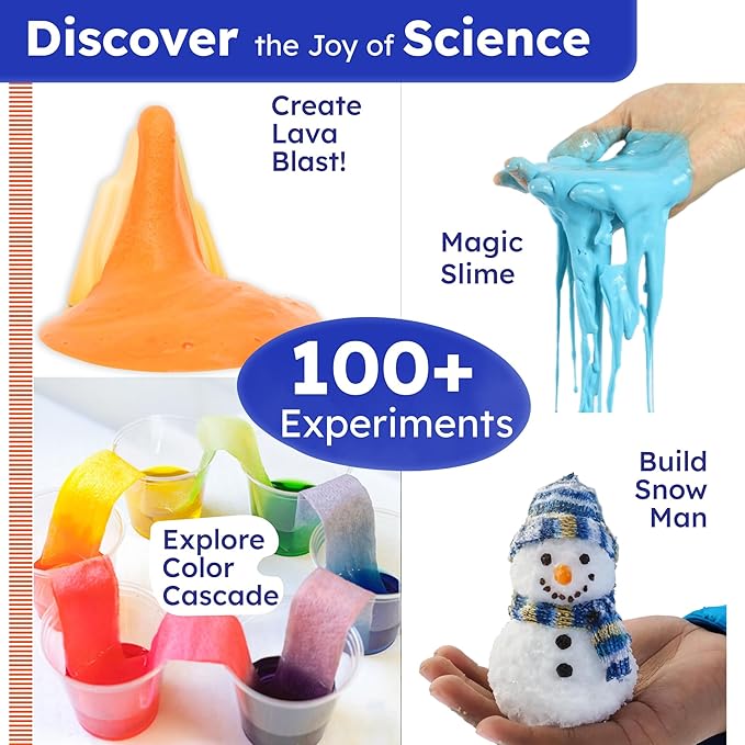 Butterfly Edufields 100+ Science Kits for Kids Age 4-8 | Science Kit Gifts for 6 Year Old Boys & Girls| Science Experiments for Kids 6-8 | Kids Science Kits Age 4-8 | Cool 7 Year Old Gifts