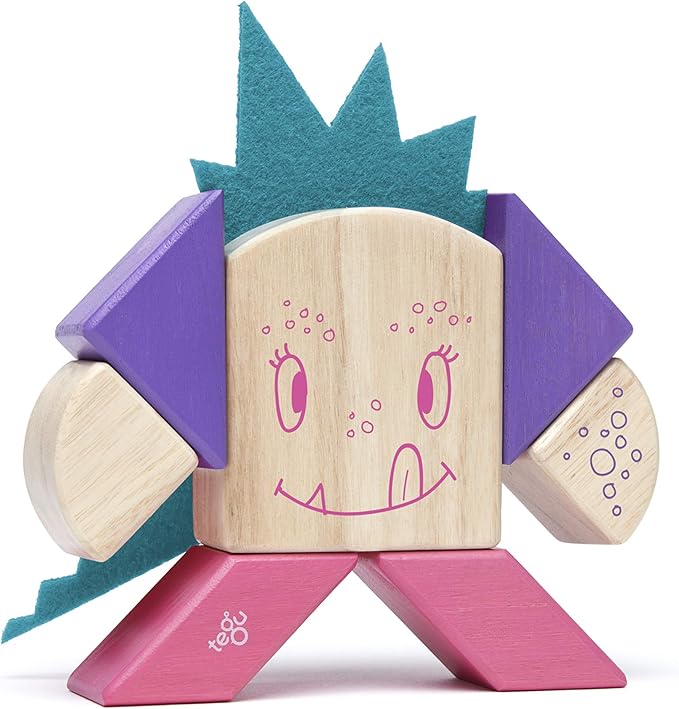 Tegu Beans & Tumtum Magnetic Wooden Block Set
