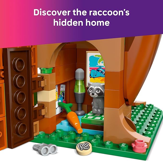 LEGO Friends Friendship Tree House Hangout - Building Toy Playset for Kids, Girls and Boys, Ages 8+ - Pretend Play Gift Idea for Birthdays - with 4 Minidolls and 2 Animal Figures - 42652