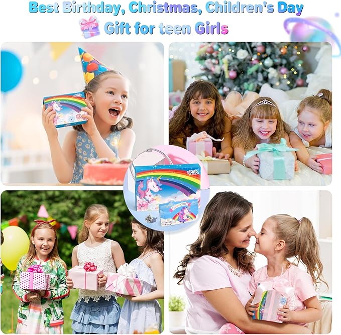 BIIB Bracelet Making Kit for Girls, Art Supplies for Girls Ages 8-12, Arts and Crafts for Girls Kids Ages 8-12, Girls Toys Age 6-8, Jewelry Making Supplies, Unicorns Gifts for 6-12 Year Old Girls