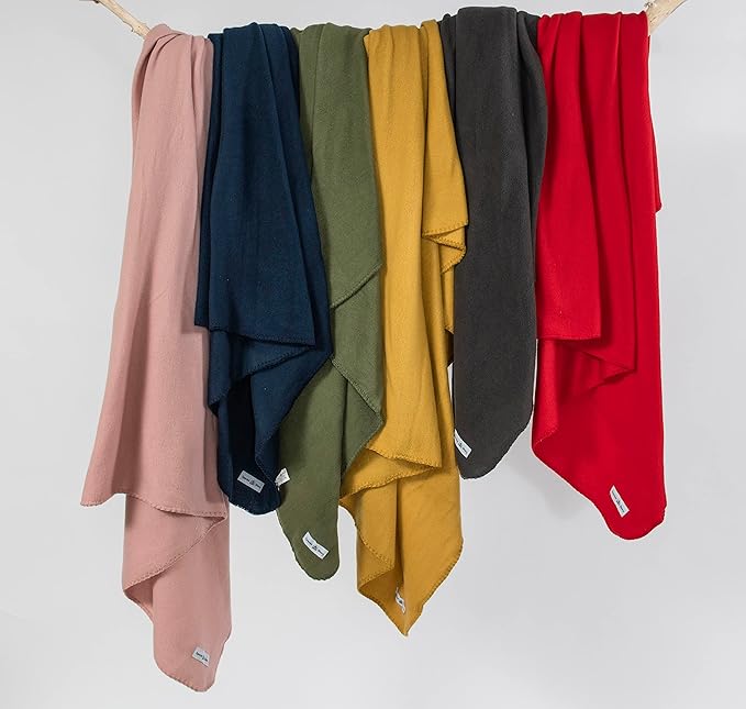 Special SG Glory Fleece Throw Blanket Set Bulk for Travel Kids Outdoor Wedding Pet (Assorted #3, Pack of 6 50x60 Inches)